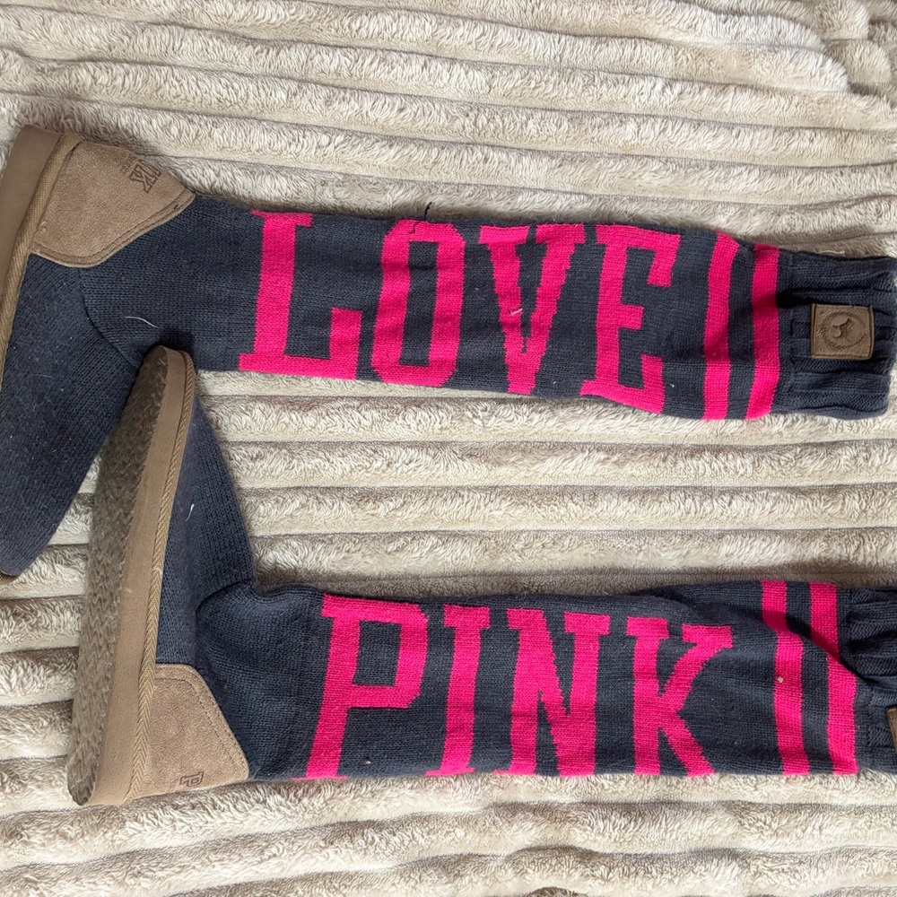PINK Mukluk Slipper Boots